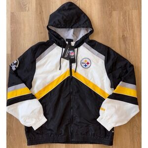 NWT Unisex Pittsburgh Steelers The Wild Collective Track Jacket - Small - Multi